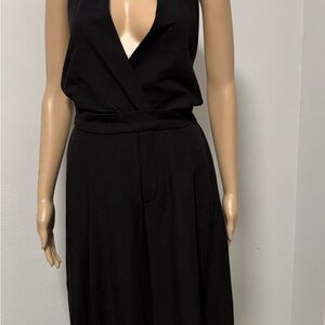 Zara Black Sleeveless Jumpsuit